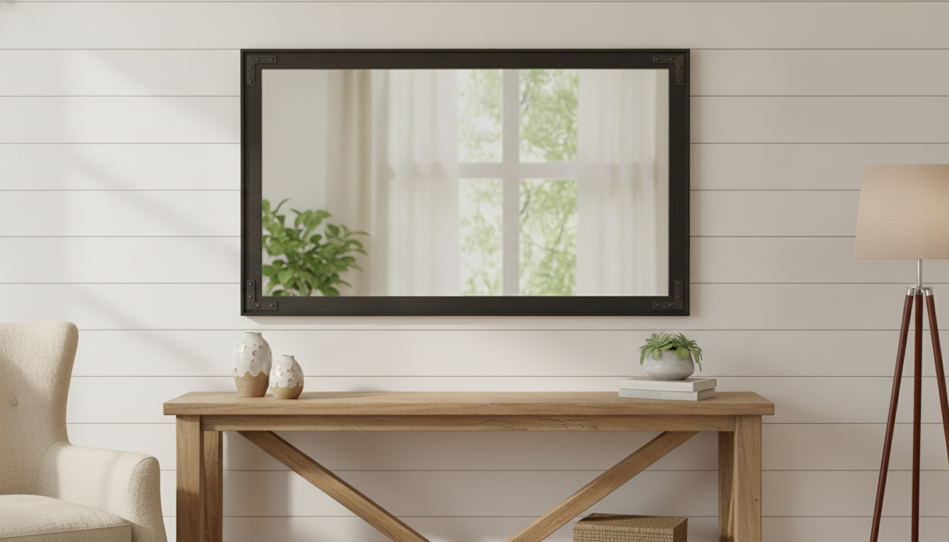 Rustic Black Wood Wall Mirror: Placement & Buying Tips