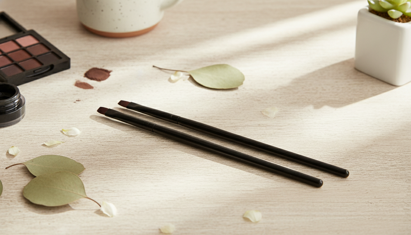 Ultra-Thin Blade Liner + Brow Brush Duo for Precision